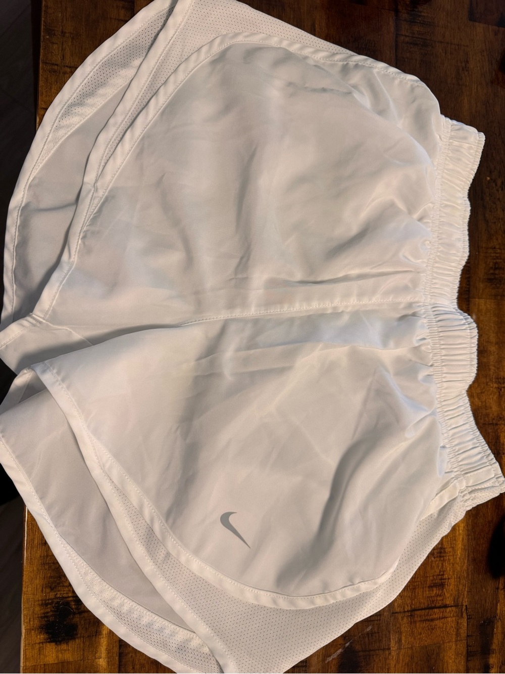 Nike White Women's Athletic Running Shorts
